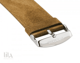 Bracelet De Montre Wild Leather Marron By Stamps Bijoux