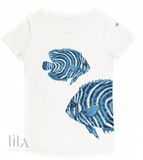 T-Shirt Poissons Bleus Adulte By Nach Vêtements