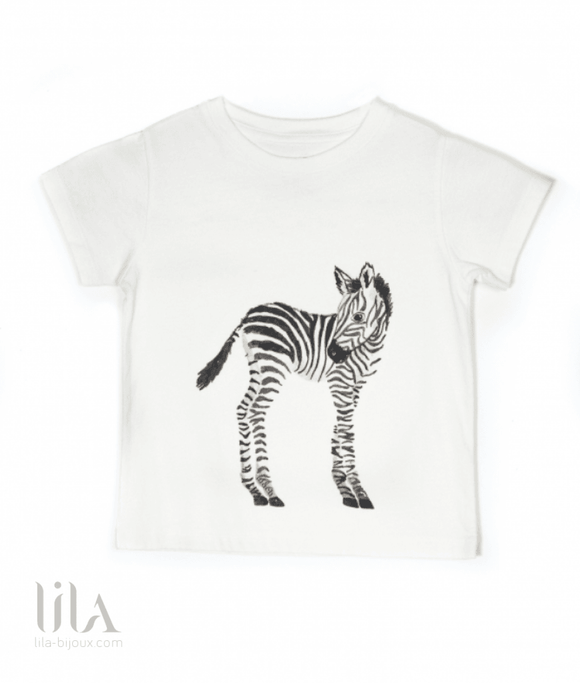 T-Shirt Zèbre Enfant By Nach Vêtements