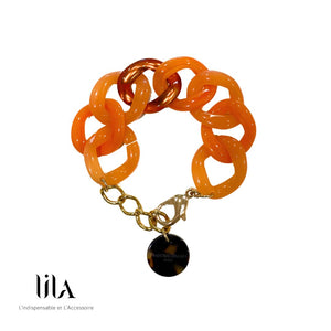 Bracelet Kimberley S orange by Francine Bramli