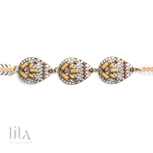 Headband Laury Marron By Lila Bijoux