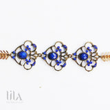 Headband Molly Bleu By Lila Bijoux