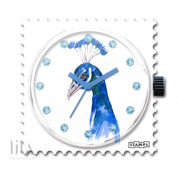 Cadran Diamond Peacock By Stamps Bijoux