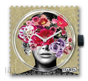 Cadran Head Full Of Flowers By Stamps Bijoux