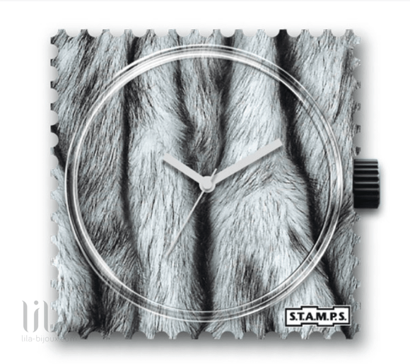 Cadran Grey Fur By Stamps Bijoux