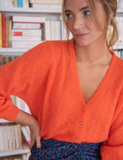 Gilet Charlize Ocre By Opullence Taille Unique / Orange Vêtements