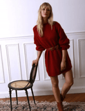Robe Pull Perry Bordeaux By Opullence Vêtements