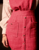 Robe Liam Tweed Fuchsia By Opullence Vêtements