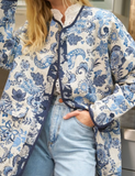Veste Lison Bleu By Opullence Vêtements