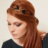 Headband Nora Noir By Lila Bijoux