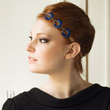 Headband Charly Bleu By Lila Bijoux