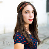 Headband Lily Rouge By Lila Bijoux