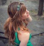 Headband Lilian Vert By Lila Bijoux