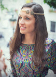 Headband Ava Vert By Lila Bijoux