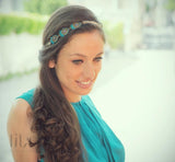 Headband Lily Turquoise By Lila Bijoux