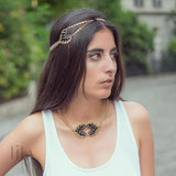 Headband Sara Noir By Lila Bijoux