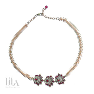 Headband Evy Rouge By Lila Bijoux