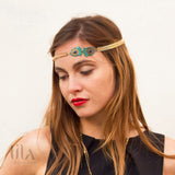 Headband Lilian Turquoise By Lila Bijoux