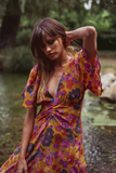 Robe Esther Fleurie Multicolore By Opullence Vêtements