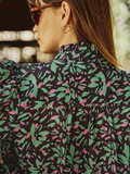 Chemise Jade Floral Verte By Opullence Vêtements
