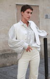 Gilet Roma Blanc By Jane Wood Vêtements