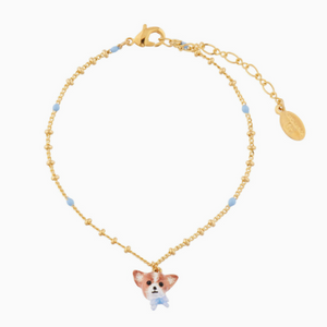 Bracelet pendentif chihuahua papillon by Les Néréides