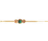 Bracelet fin fantaisie ajustable perles I multicolore by Satellite
