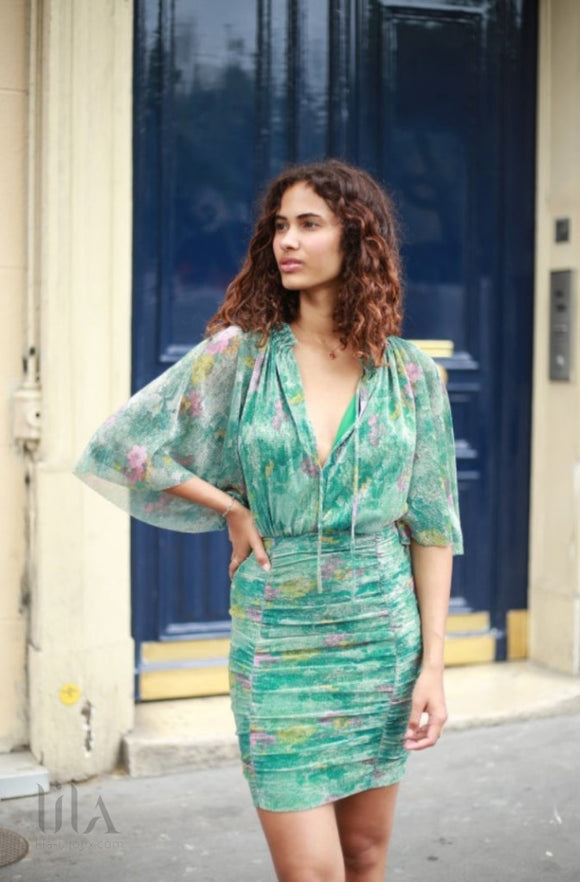Robe Louane Istanbul Vert By Jane Wood Vêtements