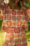 Blouse Lyvia Orange By Opullence Vêtements
