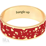 Bracelet Lucy Rouge Velours By Bangle Up T1 / Rouge Bijoux