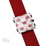 Bracelet De Montre Satin Noir By Stamps Bijoux