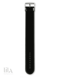 Bracelet De Montre Glossy Blanc By Stamps Noir Bijoux