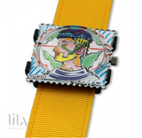Bracelet De Montre Jack Sporty Jaune By Stamps Bijoux
