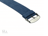 Bracelet De Montre Denim Bleu Jean By Stamps Bijoux