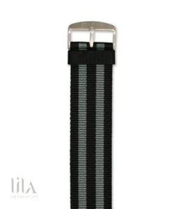 Bracelet De Montre Jack Stripes Gris By Stamps Gris Bijoux