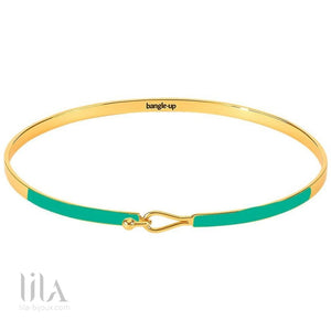 Bracelet Lily Vert Arcadia By Bangle Up Bijoux